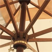 OMBRELLONE IN LEGNO MADE IN ITALY